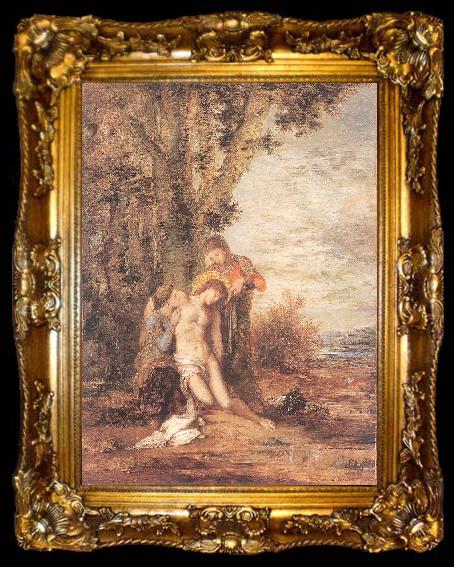 framed  Gustave Moreau Saint Sebastian and the Holy Women, ta009-2
